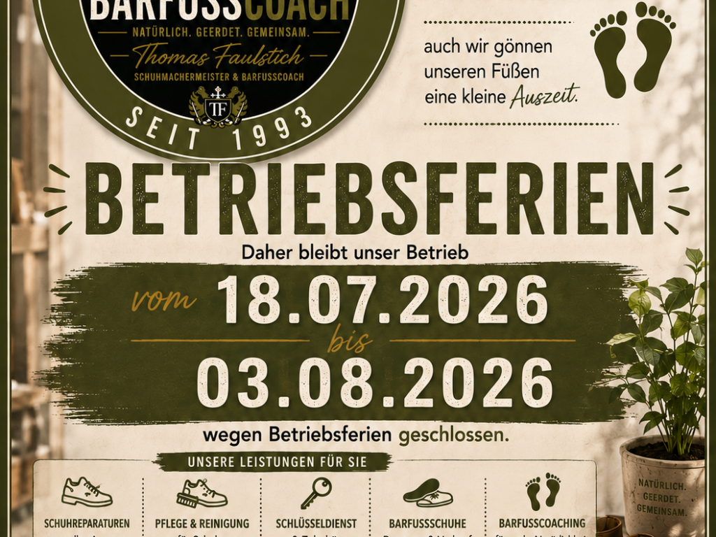 Betriebsferien