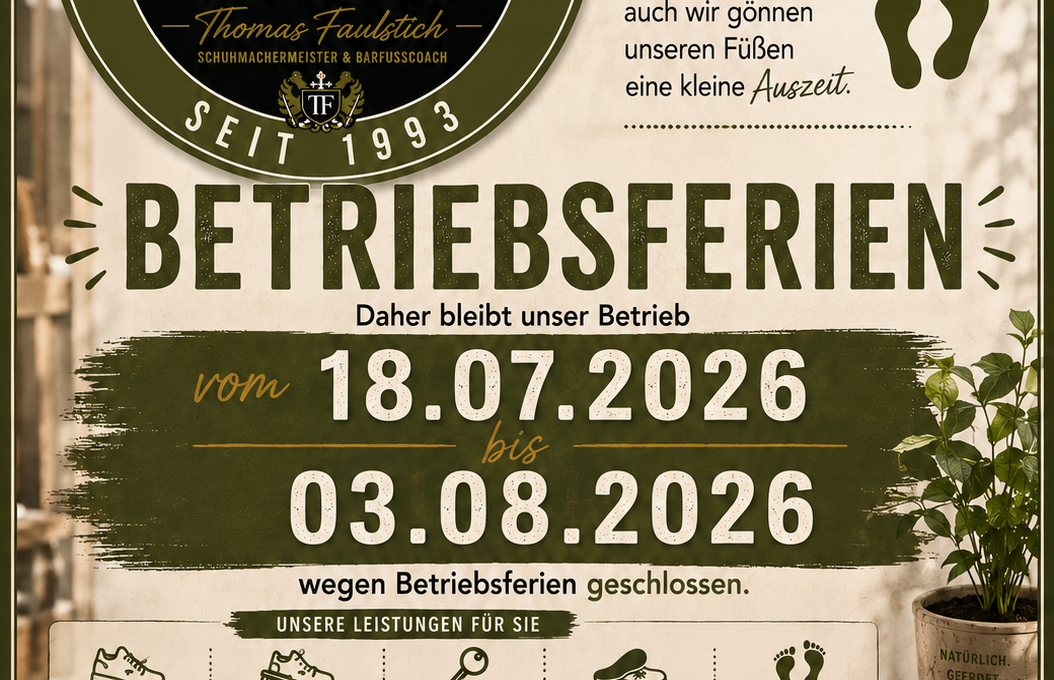 Betriebsferien
